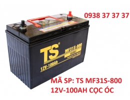 ẮC QUY XE HƠI - TS MF31S-800 12V100AH CỌC ÓC VÍT dùng cho xe công đầu kéo