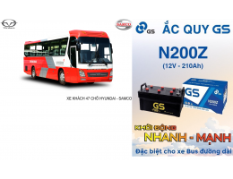 ĂC QUY XE ĐẦU KÉO, XE BUS (40-50 Chổ), GS N200Z